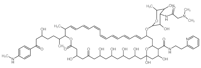 N-dimethylaminoacetyl-partricin A 2-pyridinylethylamide Structure