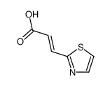 (2E)-3-(1,3-Thiazol-2-yl)acrylic acid结构式