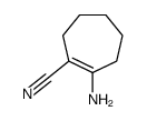 2-aminocycloheptene-1-carbonitrile Structure