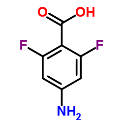 4-Amino-2,6-difluorobenzoic acid structure