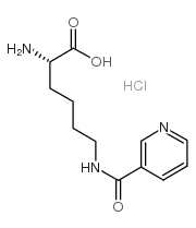 h-lys(nicotinoyl)-oh hcl Structure