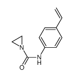 N-(4-ethenylphenyl)aziridine-1-carboxamide结构式