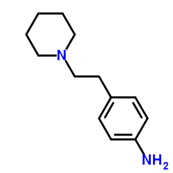 4-[2-(1-Piperidinyl)ethyl]aniline Structure