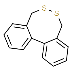 (+)-5,8-Dihydrodibenzo[d,f][1,2]dithiocin structure