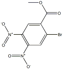 2-Bromo-4,5-dinitro-benzoic acid methyl ester Structure