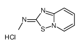 N-methyl-[1,2,4]thiadiazolo[2,3-a]pyridin-4-ium-2-amine,chloride结构式