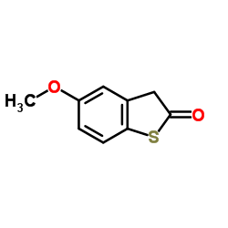 5-Methoxy-1-benzothiophen-2(3H)-one Structure