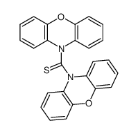 10H,10'H-10,10'-thiocarbonyl-bis-phenoxazine Structure