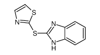 2-(2-THIAZOLYL)THIOBENZIMIDAZOLE结构式