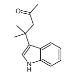 4-(1H-indol-3-yl)-4-methylpentan-2-one Structure