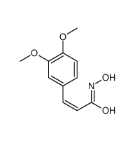 3-(3,4-Dimethoxyphenyl)-2-propenehydroximic acid结构式