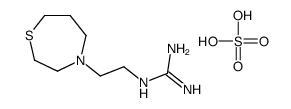 sulfuric acid,2-[2-(1,4-thiazepan-4-yl)ethyl]guanidine结构式