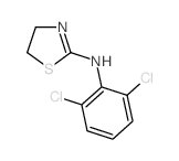 2-Thiazolamine,N-(2,6-dichlorophenyl)-4,5-dihydro-结构式