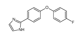 2-[4-(4-FLUORO-PHENOXY)-PHENYL]-1H-IMIDAZOLE结构式