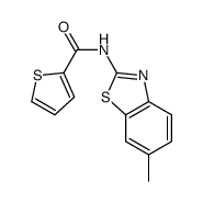 N-(6-甲基-2-苯并噻唑)-2-噻吩羧酰胺图片