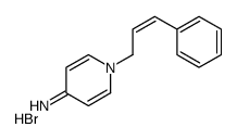 1-[(E)-3-phenylprop-2-enyl]pyridin-4-imine,hydrobromide Structure