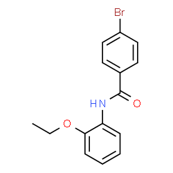 4-Bromo-N-(2-ethoxyphenyl)benzamide结构式