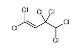 1,1,3,3,4,4-Hexachloro-1-butene structure