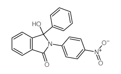 1H-Isoindol-1-one,2,3-dihydro-3-hydroxy-2-(4-nitrophenyl)-3-phenyl- structure