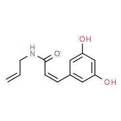 2-Propenamide, 3-(3,5-dihydroxyphenyl)-N-2-propenyl- (9CI)结构式