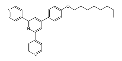 4-(4-octoxyphenyl)-2,6-dipyridin-4-ylpyridine结构式