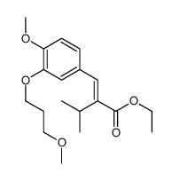 (E)-Ethyl 2-(4-Methoxy-3-(3-Methoxypropoxy)benzylidene)-3-Methylbutanoate structure