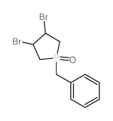 Phospholane,3,4-dibromo-1-(phenylmethyl)-, 1-oxide结构式