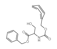 Serine, N-[(phenylmethoxy)carbonyl]-, phenylmethyl ester Structure