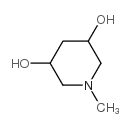 1-methylpiperidine-3,5-diol Structure