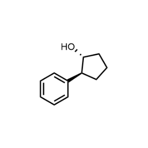 rel-(1R,2S)-2-P-Phenylcyclopentanol Structure