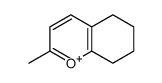 2-methyl-5,6,7,8-tetrahydrochromen-1-ium结构式