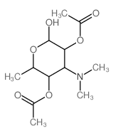 (5-acetyloxy-4-dimethylamino-6-hydroxy-2-methyl-oxan-3-yl) acetate picture