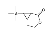 ethyl (1S,2S)-2-trimethylsilylcyclopropane-1-carboxylate结构式