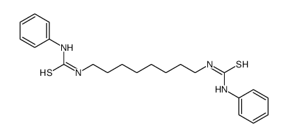 1-phenyl-3-[8-(phenylcarbamothioylamino)octyl]thiourea Structure