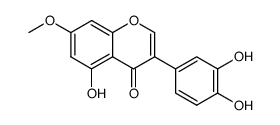 7-METHOXY-3'',4'',5-TRIHYDROXYISOFLAVONE structure