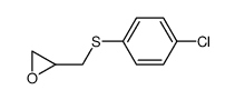 (4-chloro-phenylsulfanylmethyl)-oxirane Structure