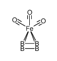 (η4-B4H8)Fe(CO)3结构式