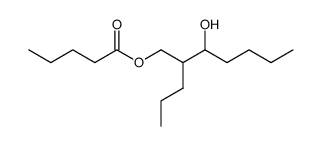 valeric acid-(3-hydroxy-2-propyl-heptyl ester)结构式