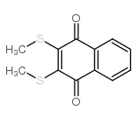 2,3-双(甲基硫代)-1,4-萘二酮结构式