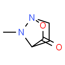 2-Oxa-1,7-diazabicyclo[2.2.1]heptan-3-one,7-methyl-(9CI) structure