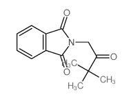 2-(3,3-二甲基-2-氧代丁基)-1H-异吲哚-1,3(2H)-二酮结构式