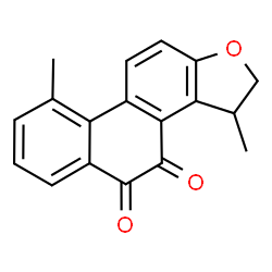 2,3-Dihydro-3,9-dimethylphenanthro[2,1-b]furan-4,5-dione结构式