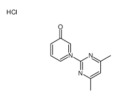 1-(4,6-dimethylpyrimidin-2-yl)pyridin-1-ium-3-ol,chloride结构式