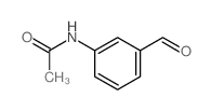 Acetamide,N-(3-formylphenyl)- structure