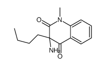 3-amino-3-butyl-1-methylquinoline-2,4-dione结构式