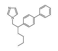 1-[2-(4-phenylphenyl)hexyl]imidazole结构式