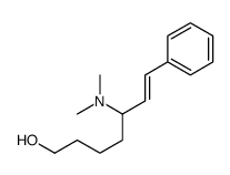 5-(dimethylamino)-7-phenylhept-6-en-1-ol结构式