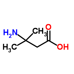 3-氨基-3-甲基丁酸结构式