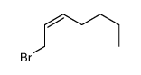 (2Z)-1-Bromo-2-heptene Structure