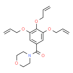 4-[3,4,5-Tris(allyloxy)benzoyl]morpholine结构式